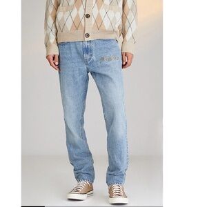 Playboy Medium Wash Embroidered Logo Jeans